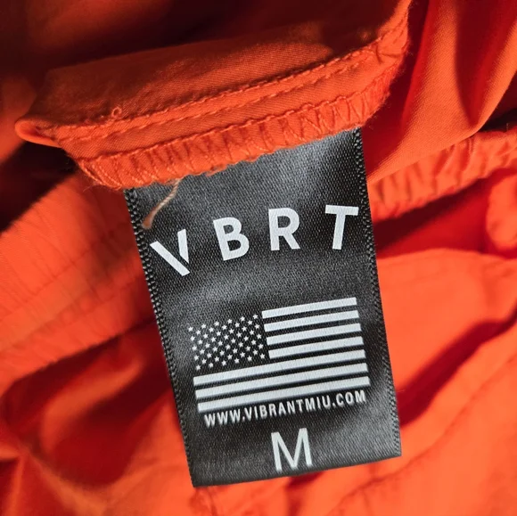 Vibrant M.I.U. Orange Wide Leg Cargo Pants Womens Size M - Picture 3 of 5